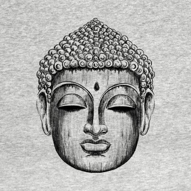 Buddha by Steve Brown Illustration 